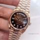 Swiss Replica Rolex DayDate Rose Gold D-Brown Dial Watch EW Factory 3255 (3)_th.jpg